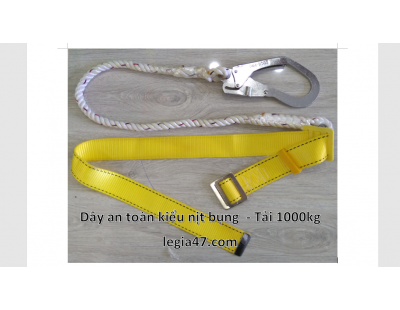 DÂY AN TOÀN KIỂU NỊT BỤNG - Tải 1000kg DÂY AN TOÀN KIỂU NỊT BỤNG - Tải 1000kg